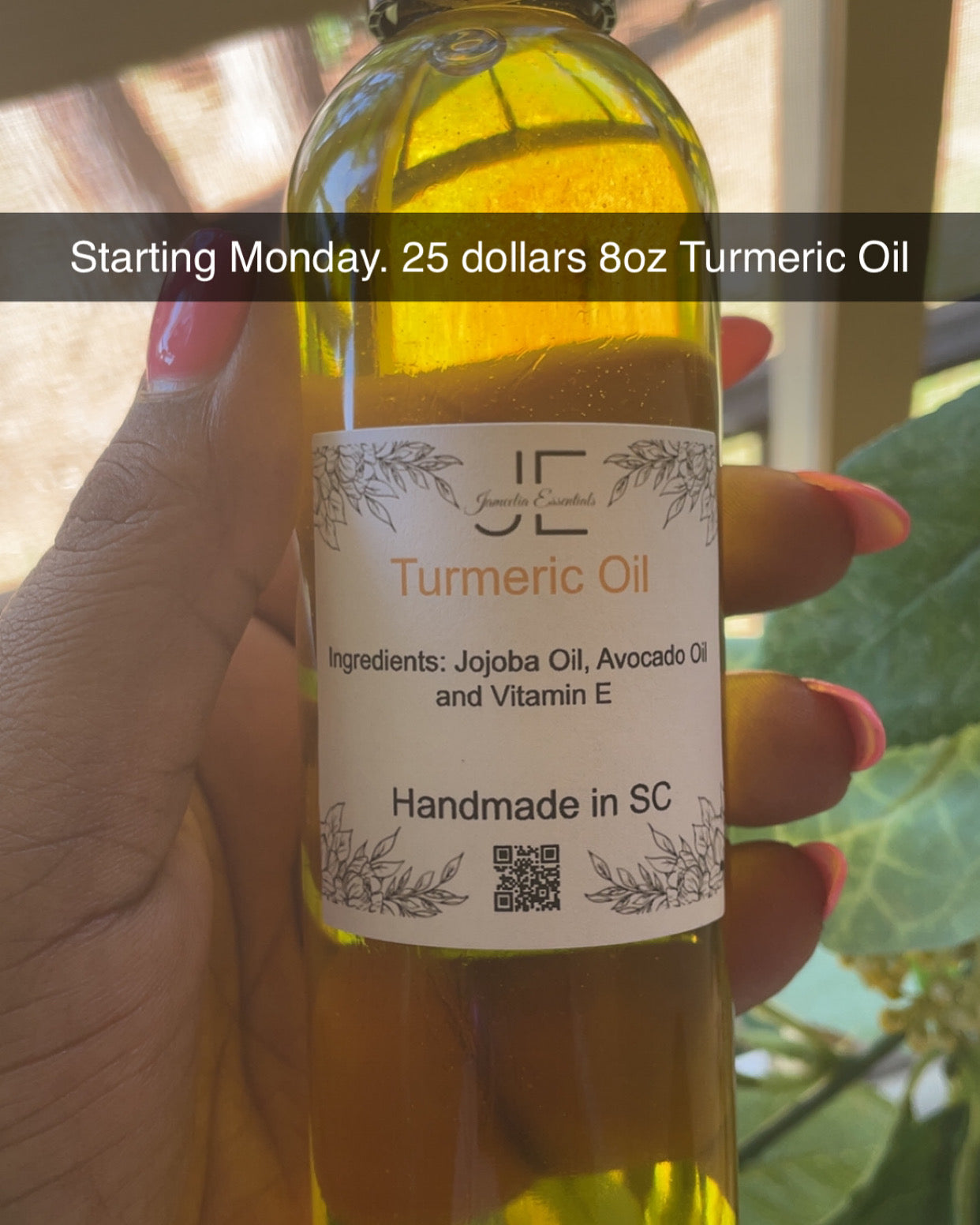 Jameelia Essentials Turmeric Glow Oil