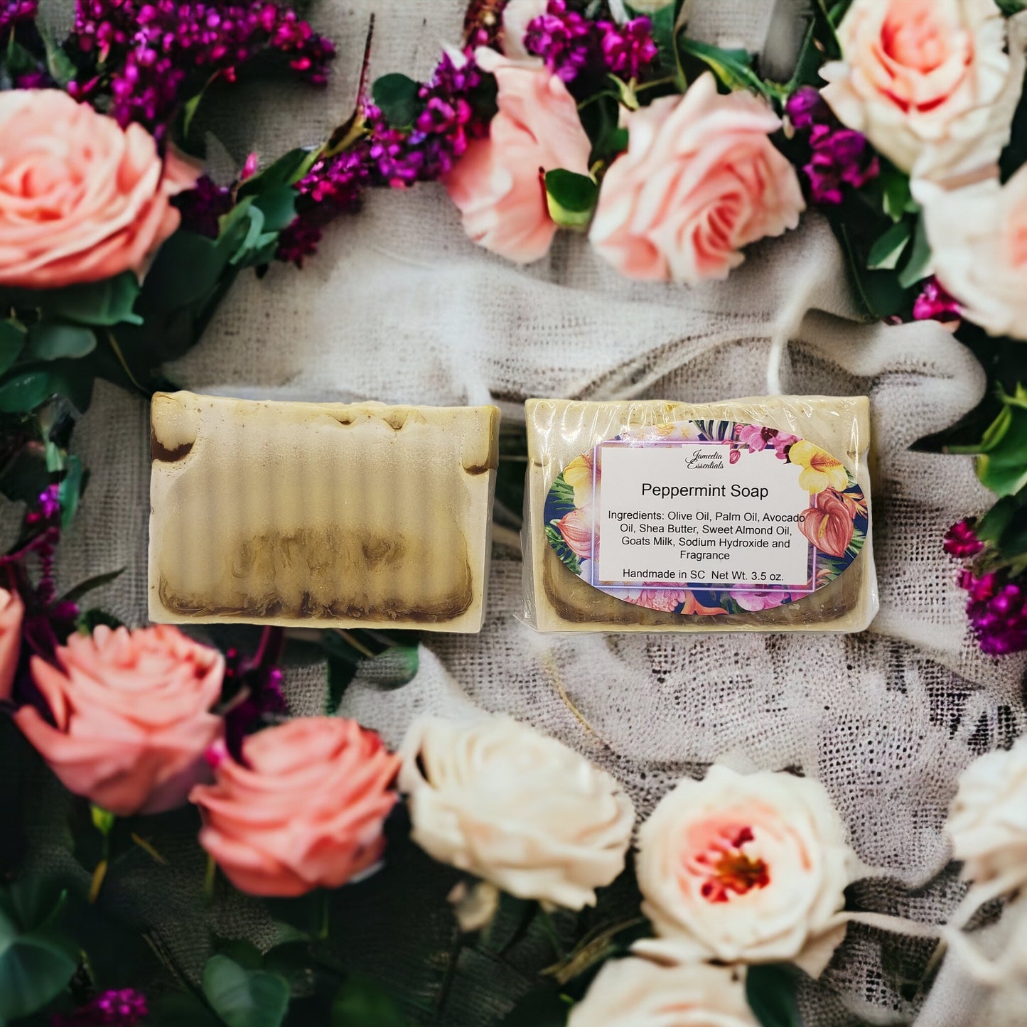 Goats milk and honey soap